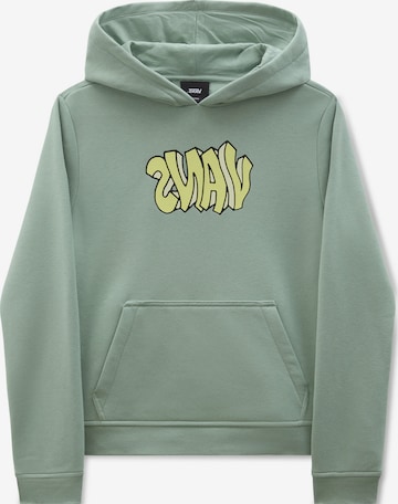 VANS Sweatshirt in Green: front