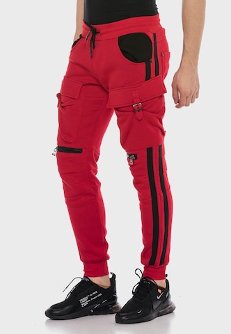 CIPO & BAXX Regular Broek in Rood