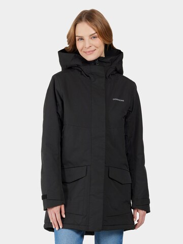 Didriksons Outdoorjas in Zwart: voorkant