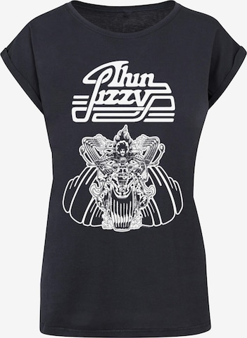 Merchcode T-Shirt 'Thin Lizzy - Rocker' in Blau: predná strana