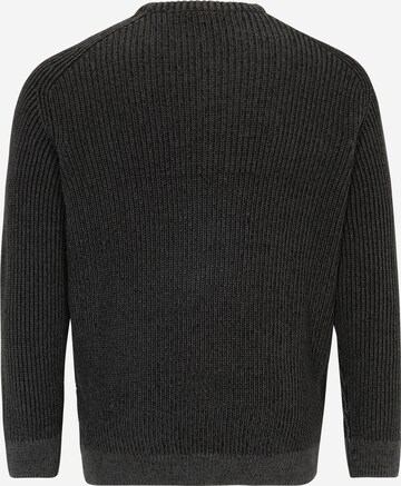 Jack & Jones Plus Sweater 'DAVIS' in Black