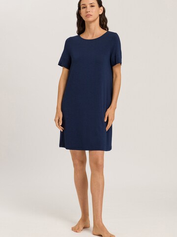 Hanro - Camisola de pijama ' Natural Elegance ' em azul