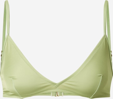 Samsøe Samsøe Triangle Bikini Top 'Malou' in Green: front