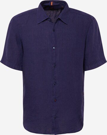 BOSS Button Up Shirt 'Rash' in Blue: front