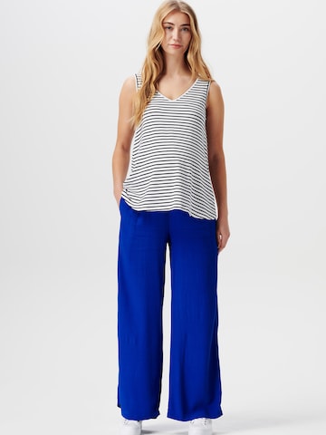 Esprit Maternity Zvonové kalhoty Kalhoty – modrá