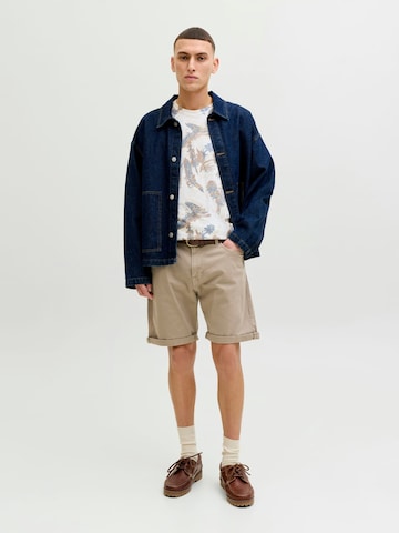 JACK & JONES Szabványos Nadrág 'Rick' - bézs