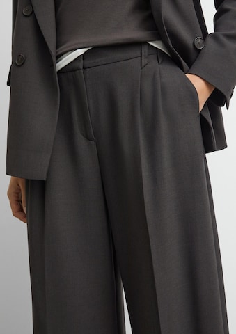 Wide Leg Pantalon à pince COMMA en marron
