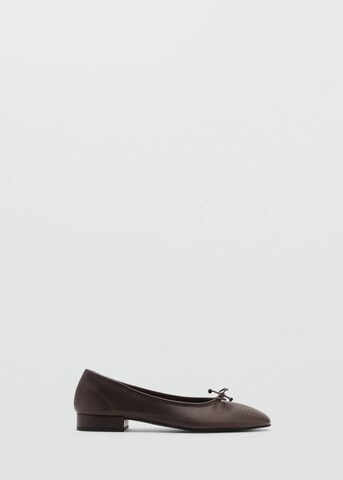 MANGO Ballet Flats 'Baila' in Brown