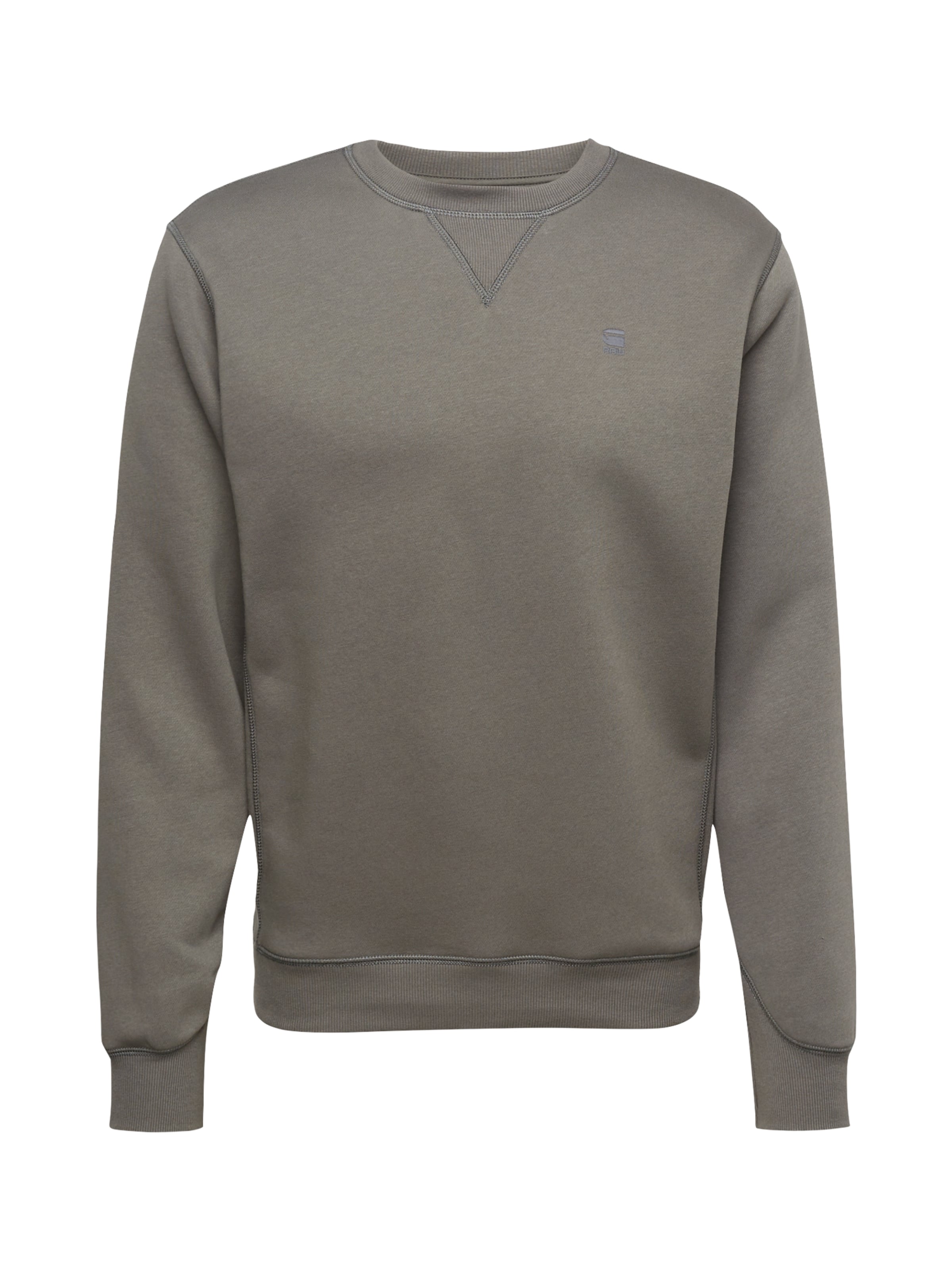 G-STAR Sweatshirt 'Premium Core' in Grey: front