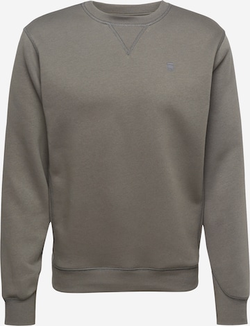 G-Star RAW Sweatshirt 'Premium Core' in Grey: front