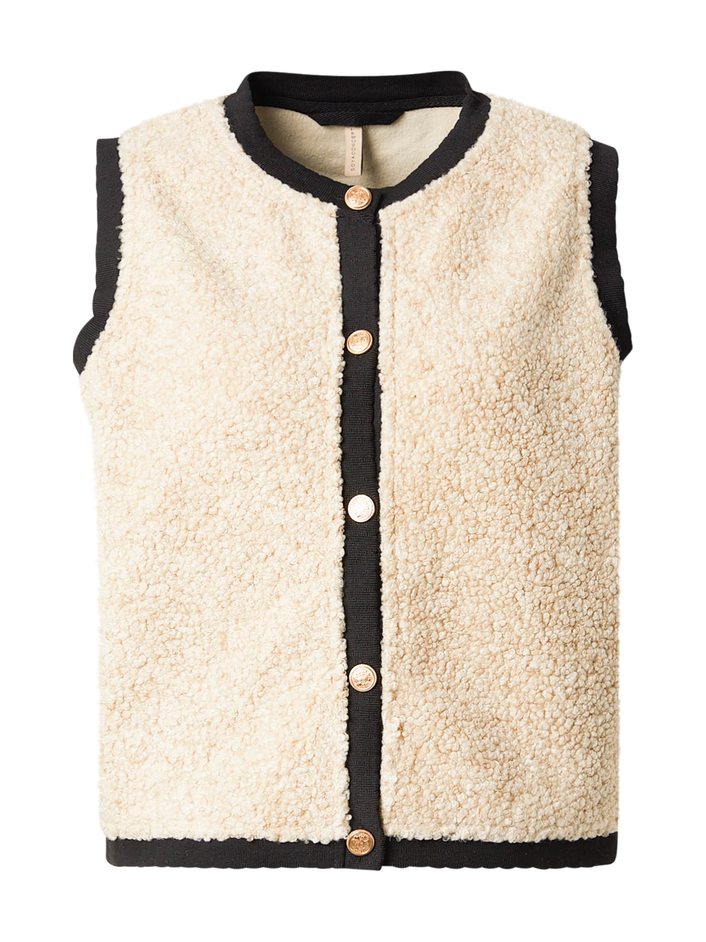 Soyaconcept Weste'SC-BESSIE 6' in Beige: Vorderseite