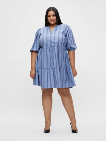 Robe-chemise 'Etna' EVOKED en bleu : devant