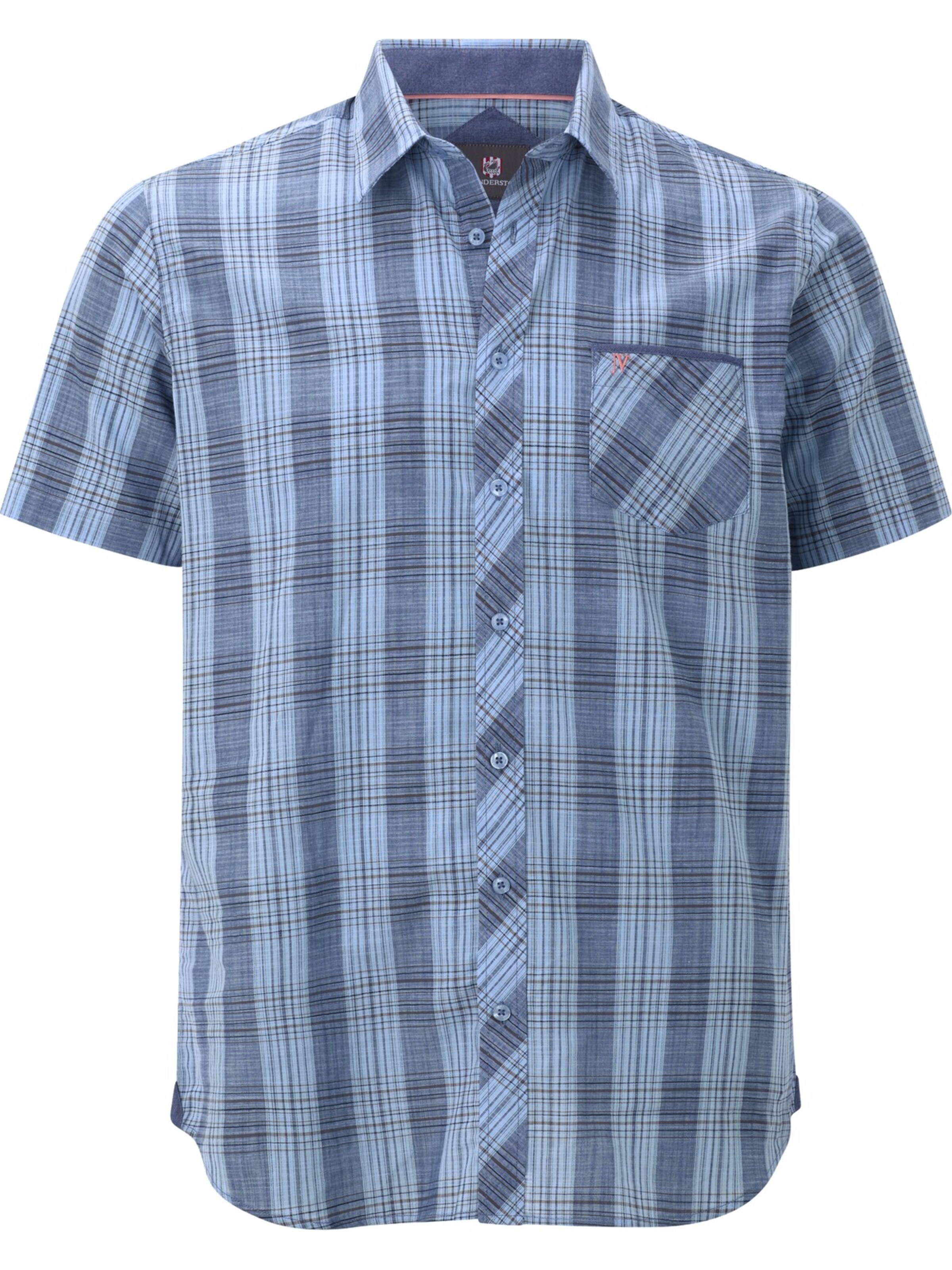 Jan Vanderstorm Comfort Fit Hemd 'Hagbur' in Blau: Vorderseite