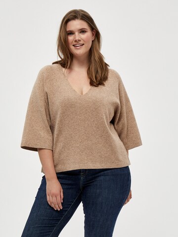 Peppercorn Pullover 'Rosalia' in Beige: Vorderseite