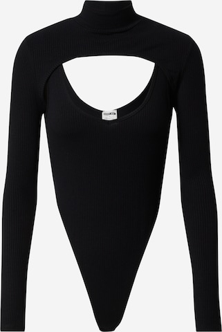 ABOUT YOU x Alina Eremia - Body camiseta 'Claire' en negro: frente