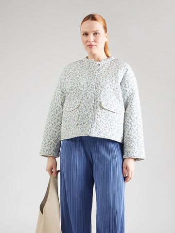 ONLY Carmakoma Přechodná bunda 'CARHALLIE' – béžová: přední strana