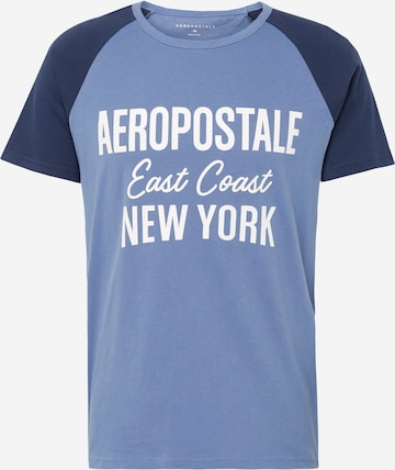 T-Shirt 'EAST COAST' AÉROPOSTALE en bleu : devant