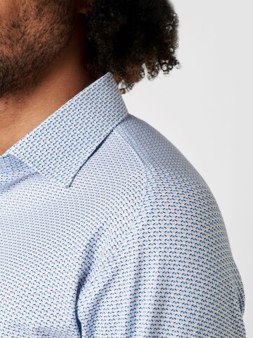 Coupe slim Chemise DESOTO en bleu