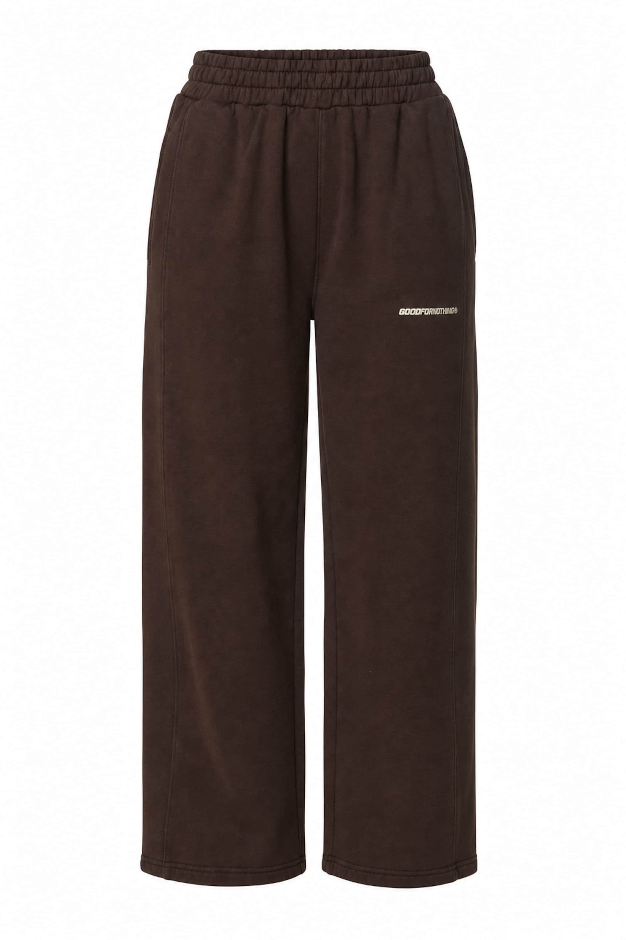 Good For Nothing Wide Leg Bukser i brun: forside