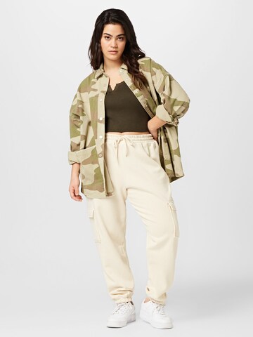 River Island Plus Tussenjas in Groen