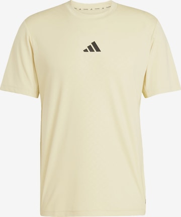 ADIDAS PERFORMANCE Performance Shirt 'Power' in Yellow: front