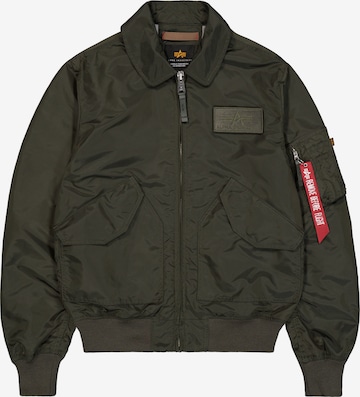 ALPHA INDUSTRIES Between-Season Jacket 'CWU-36/P' in Grey: front