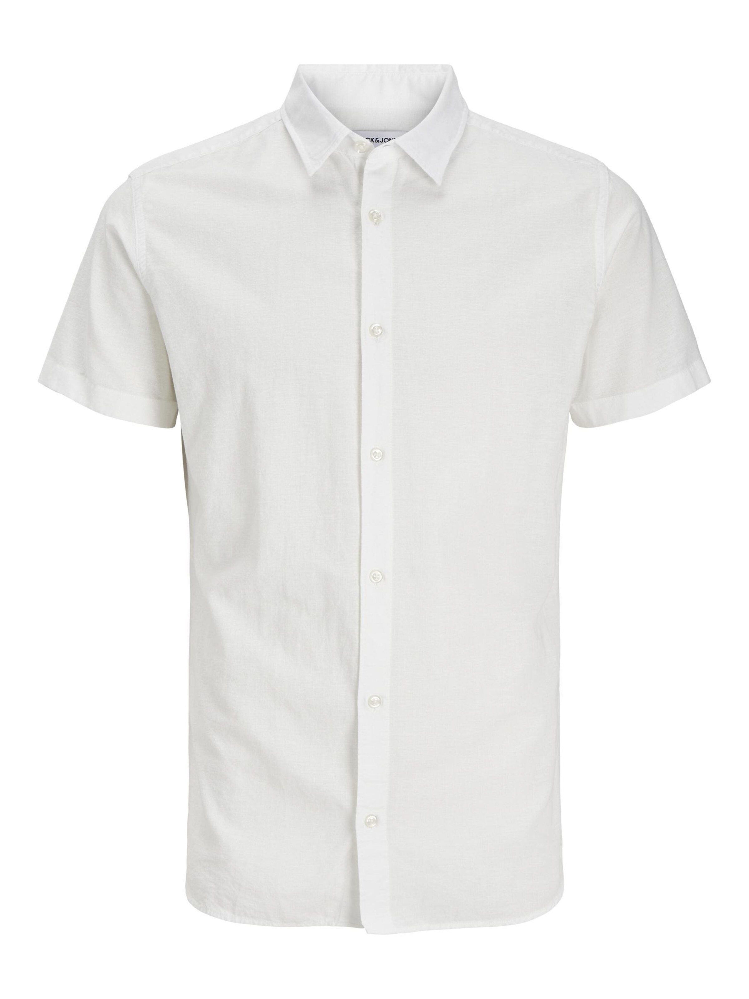 Coupe regular Chemise Jack & Jones Junior en blanc : devant
