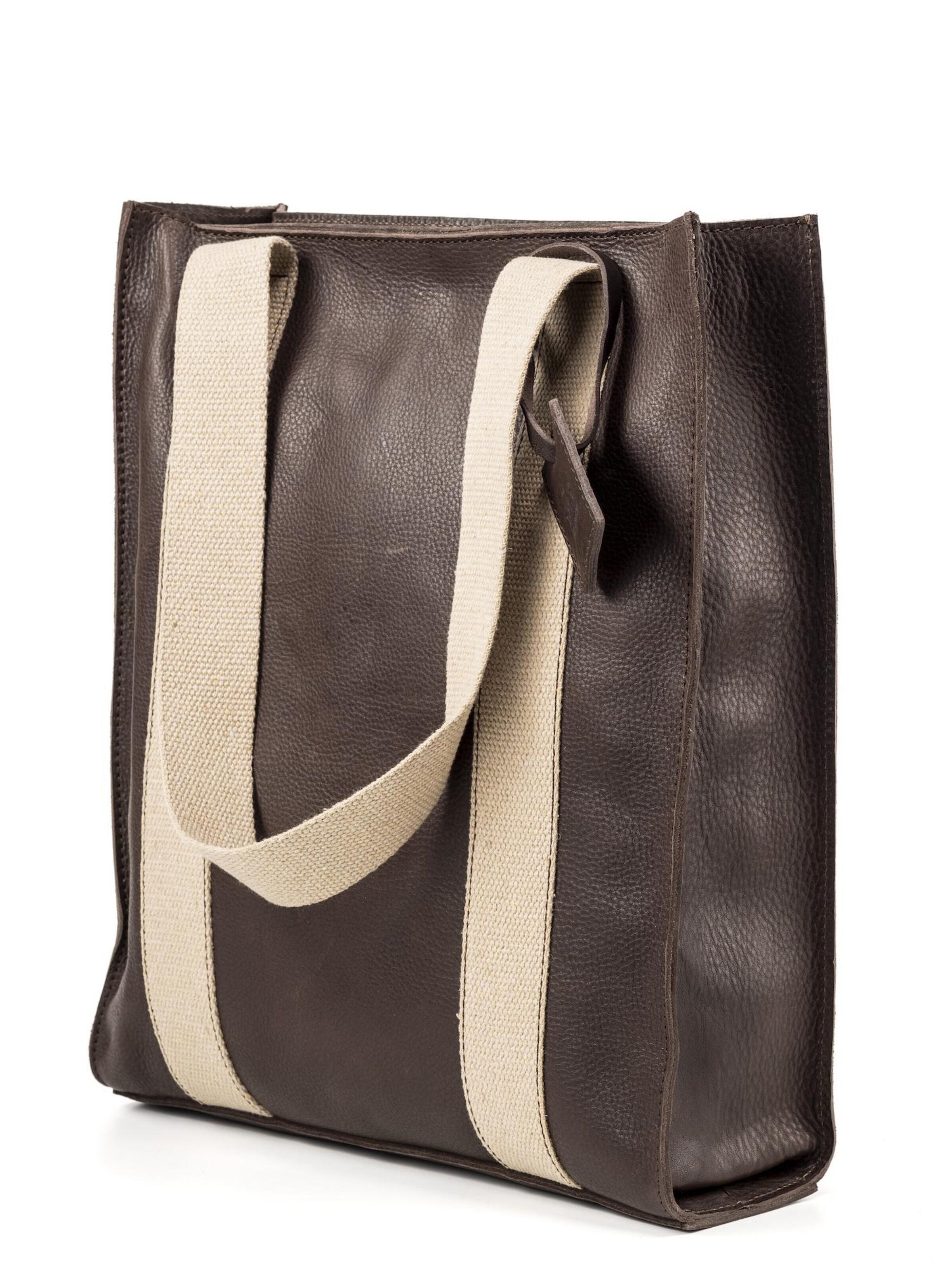 Cabas 'Coffee Manhattan Collection' THE DUST COMPANY en marron
