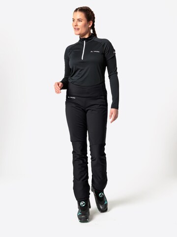 VAUDE Tapered Sportbroek 'Larice' in Zwart