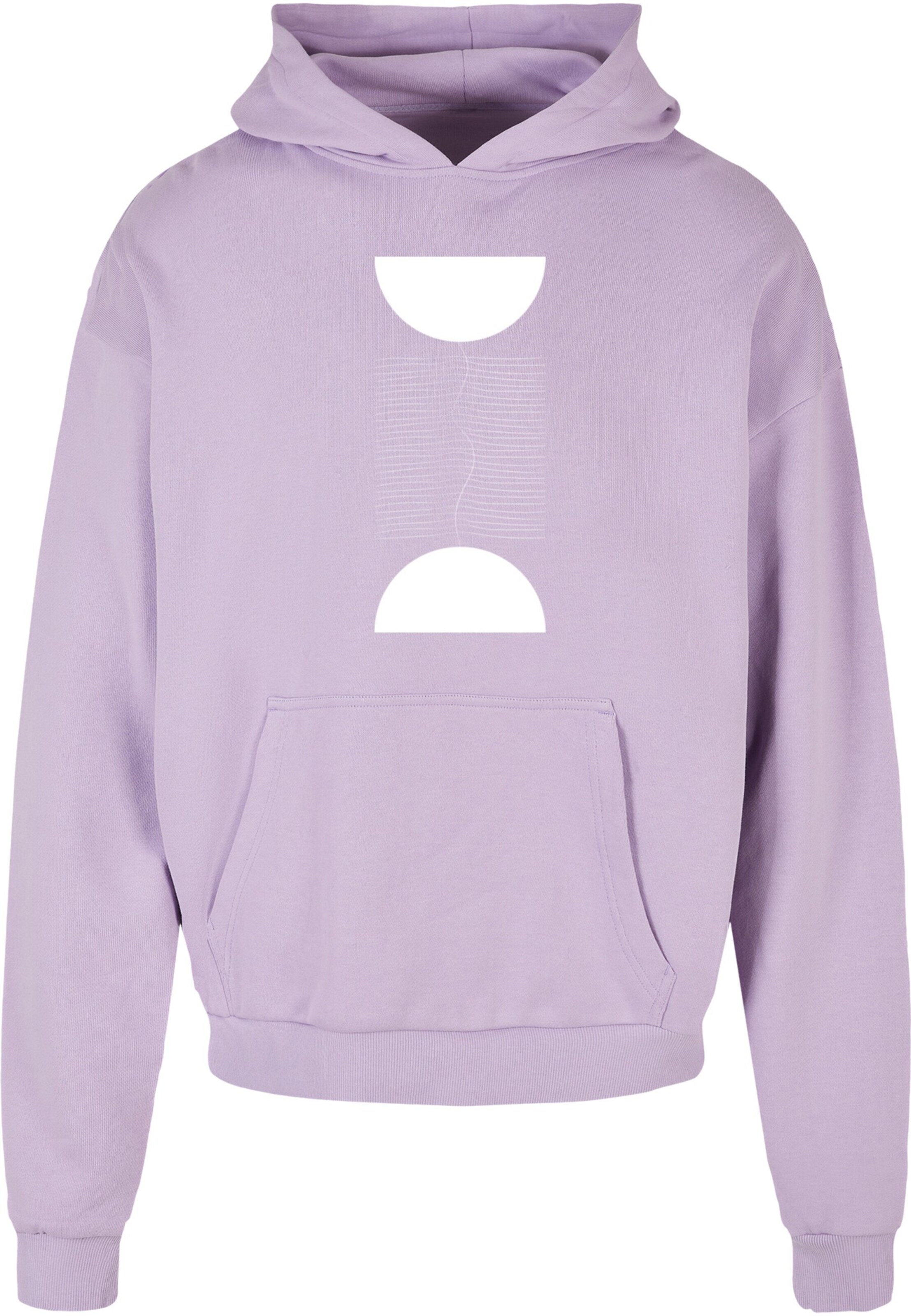 Merchcode Sweatshirt in Lila: voorkant