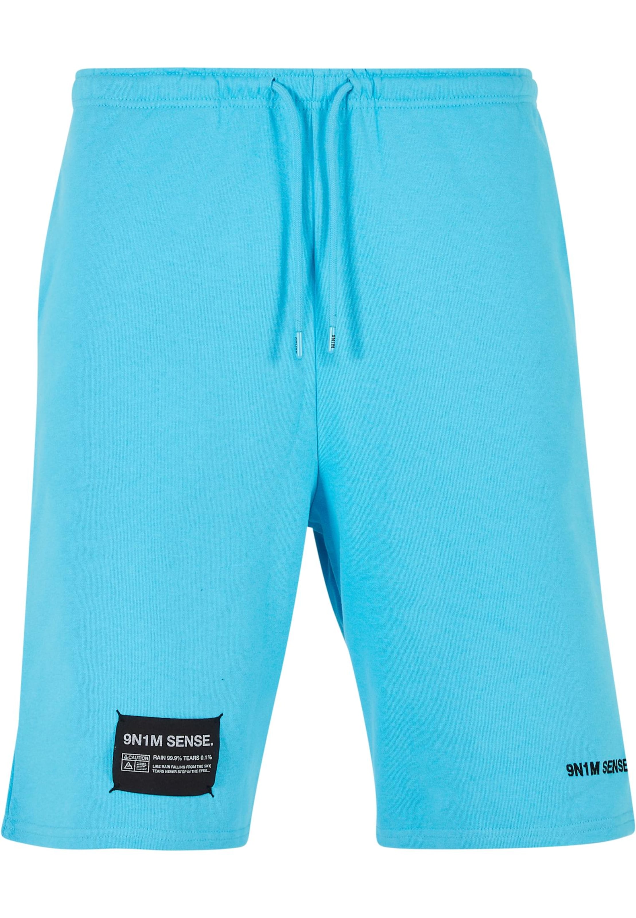 9N1M SENSE Shorts 'Sense' in Blau: Vorderseite