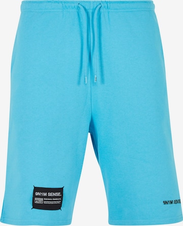 9N1M SENSE Broek 'Sense' in Blauw: voorkant