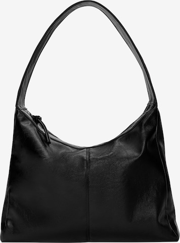 Pull&Bear Taška přes rameno – černá: přední strana