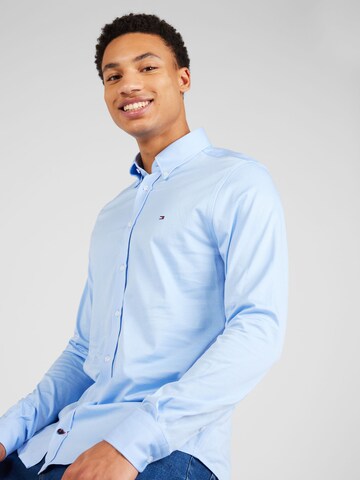 Coupe slim Chemise Tommy Hilfiger Tailored en bleu