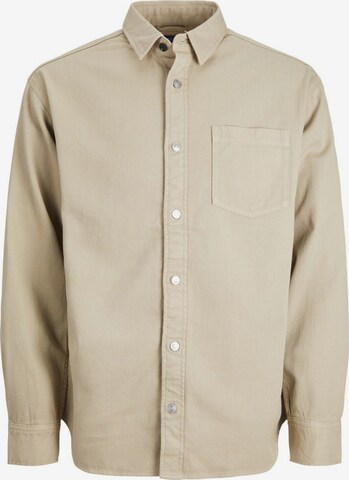 JACK & JONES Comfort fit Overhemd in Beige: voorkant