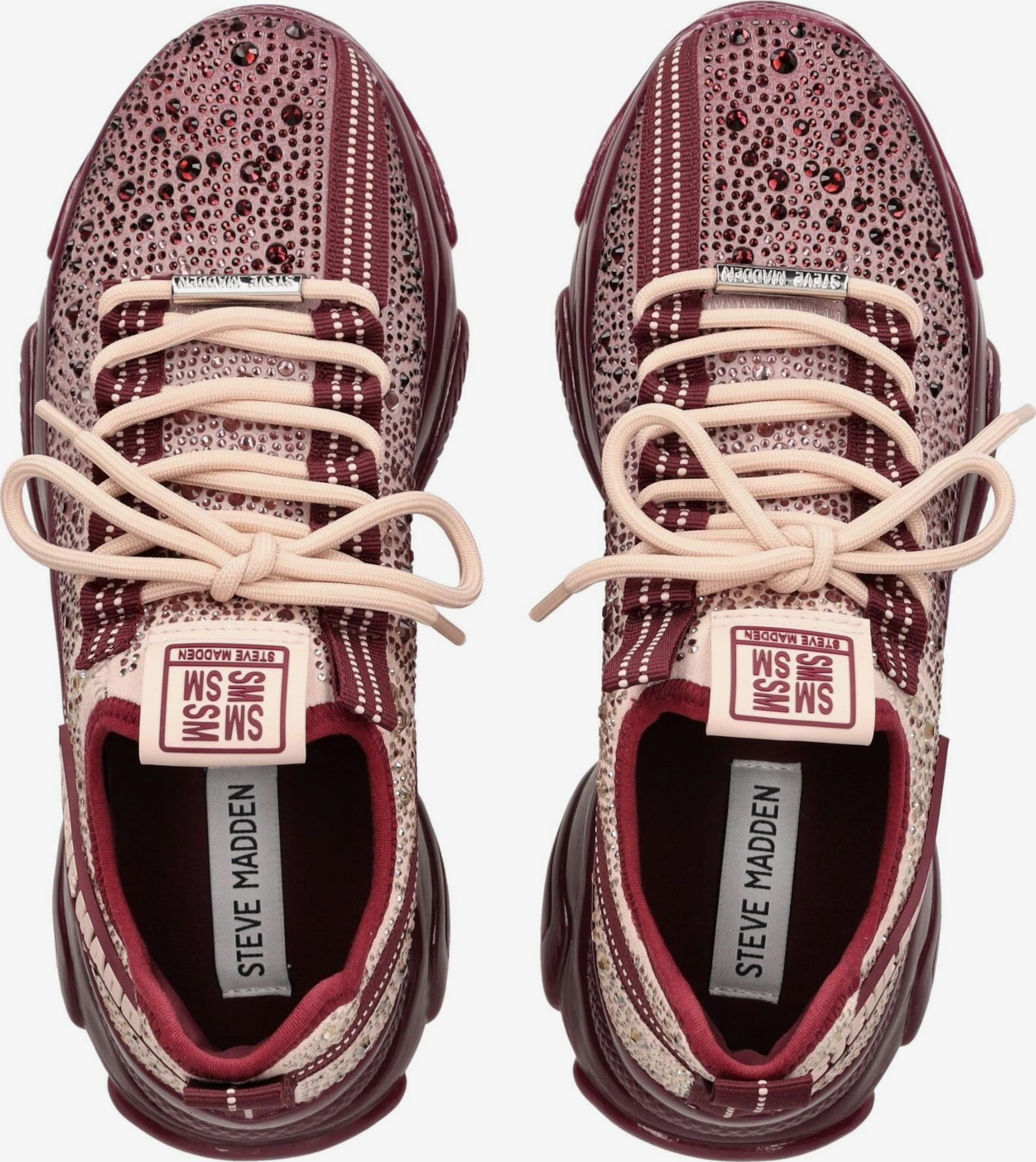 STEVE MADDEN Sneakers 'Mistica' in Wine Red, Pastel Red | ABOUT YOU