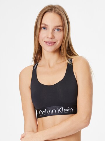 Calvin Klein Sport Bustier Sport-BH in Schwarz: predná strana