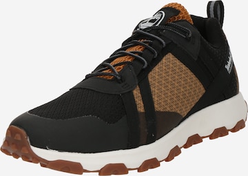 Baskets basses TIMBERLAND en marron : devant