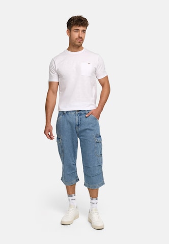 INDICODE JEANS Regular Cargo Jeans 'Nicolas' in Blue