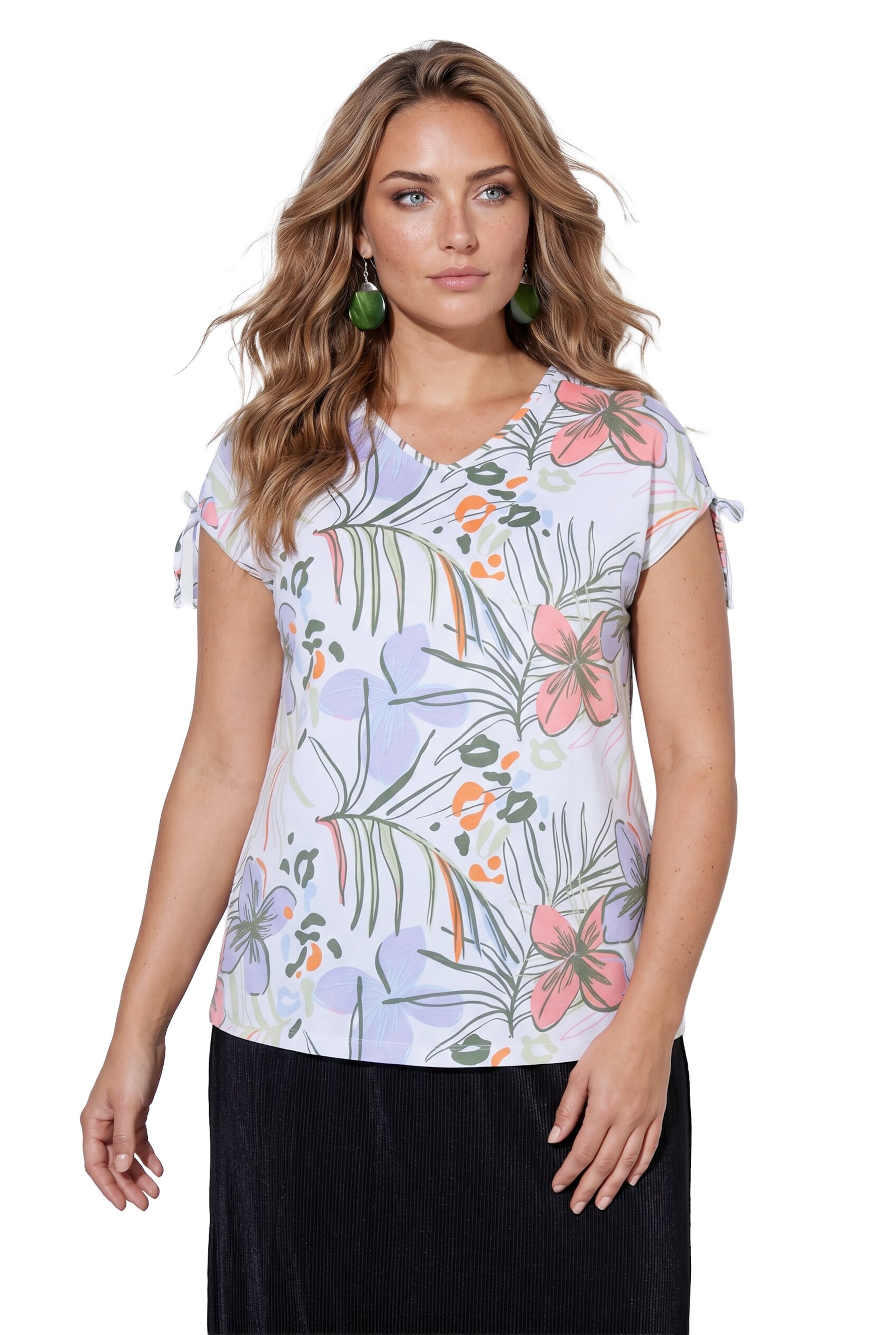 MIAMODA Shirt in Weiß: Vorderseite