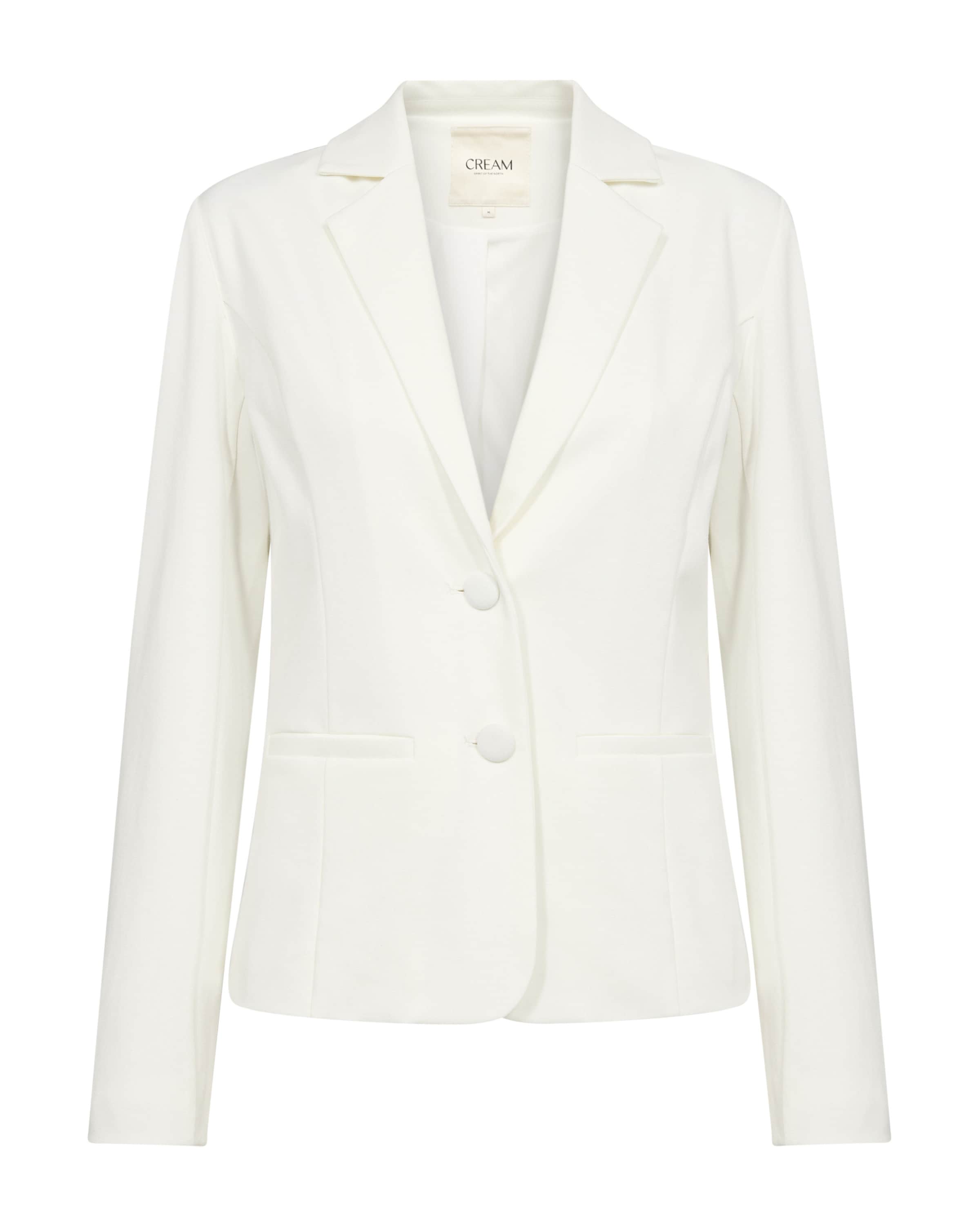 Cream Blazer 'Anett' in Weiß: Vorderseite