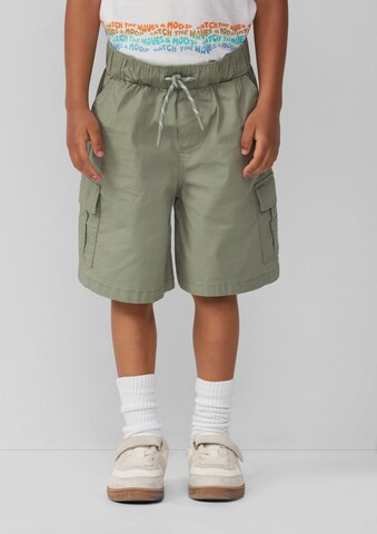 s.Oliver Loosefit Broek in Groen: voorkant