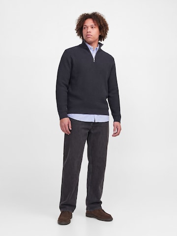 Jack & Jones Plus Svetr 'JPRBlustanley' – modrá