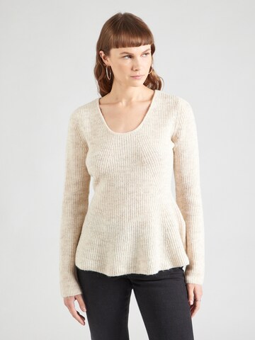 VERO MODA Pullover 'DESMA' in Beige: Vorderseite