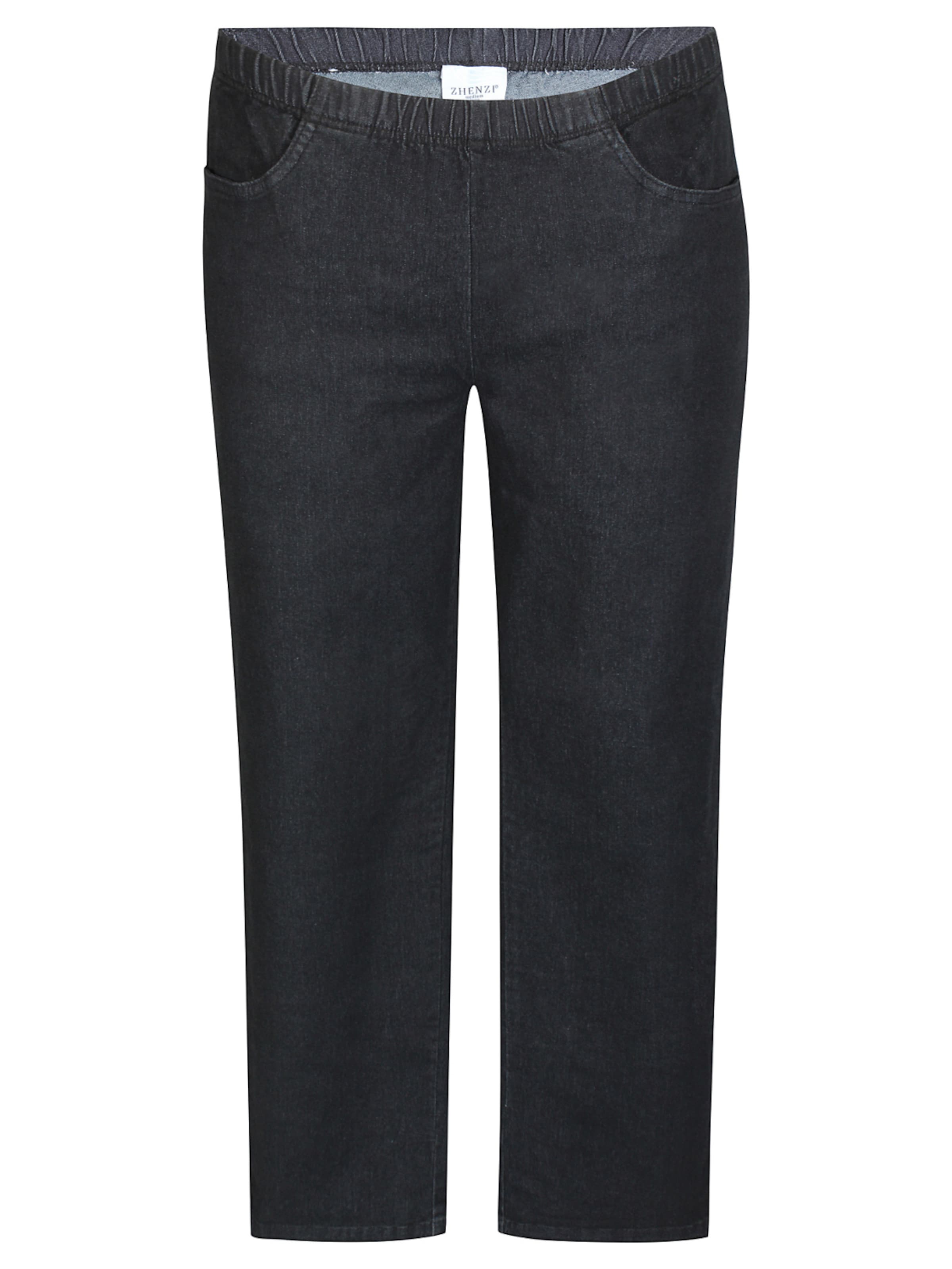 Zhenzi Jeans 'Jazzy 44' in Schwarz: Vorderseite