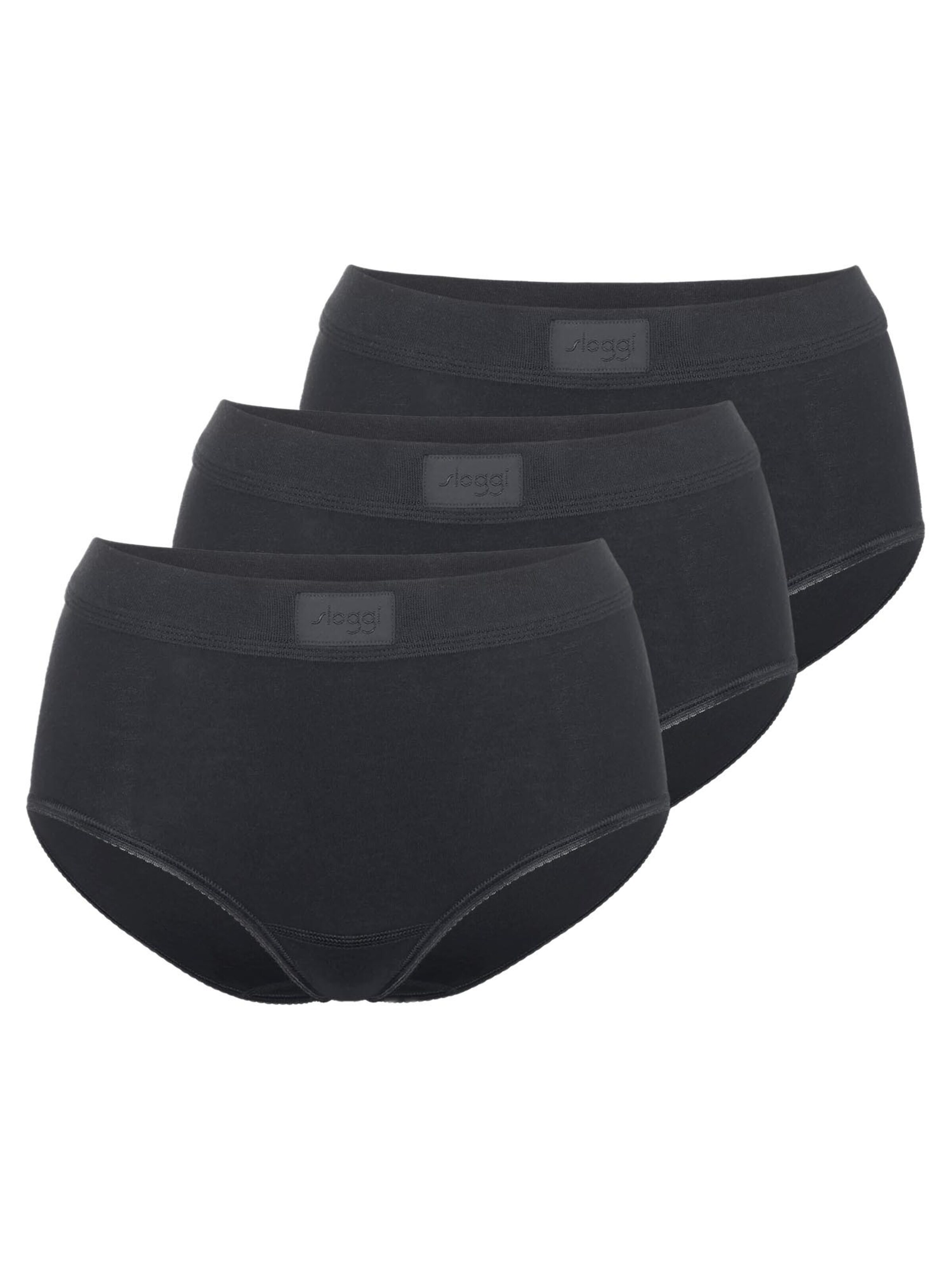 SLOGGI Panty 'Double Comfort T' in Black: front