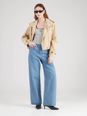 Calvin Klein Jeans Wide leg Τζιν σε μπλε