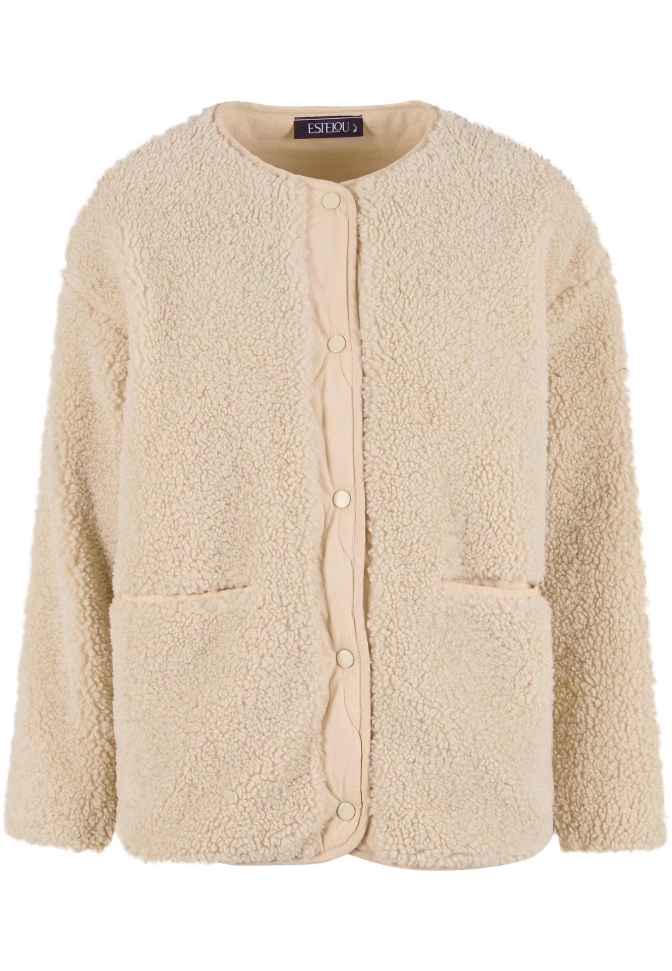 Urban Classics Přechodná bunda – béžová: přední strana