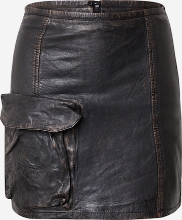 FREAKY NATION Skirt in Black: front