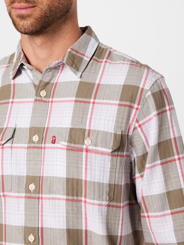 LEVI'S ® Comfort fit Button Up Shirt 'Jackson Worker' in Green
